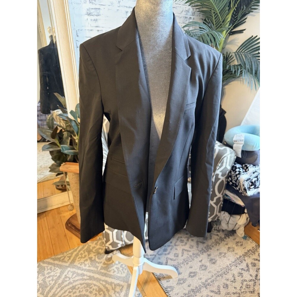 Veronica Beard Dickey Black Single button Blazer- size 10